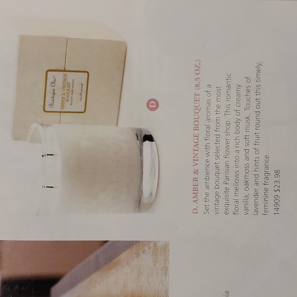 AMBER & VINTAGE BOUQUET gift box from Gold Canyon 8.5 oz 2wick candle - Picture 8 of 8